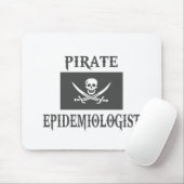 Pirate Epidemiologin Mousepad (Mit Mouse)