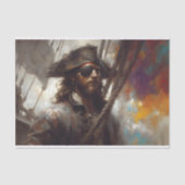 Pirate Eye Patch Decoupage Seidenpapier (Vorderseite)