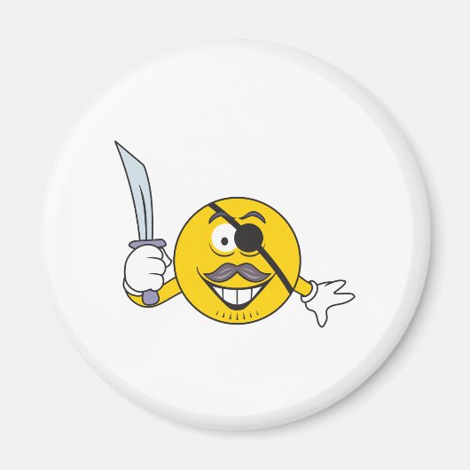 Pirate Face Magnet (Vorne)
