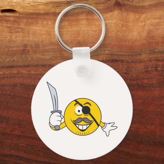 Pirate Face Schlüsselanhänger (Vorderseite)