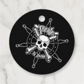 Pirate Favor Tag Geschenkanhänger (Rückseite)