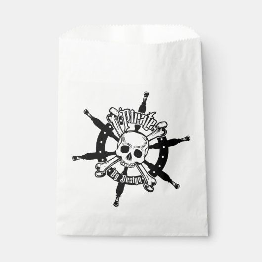 Pirate Favor Tasche Geschenktütchen (Vorderseite)