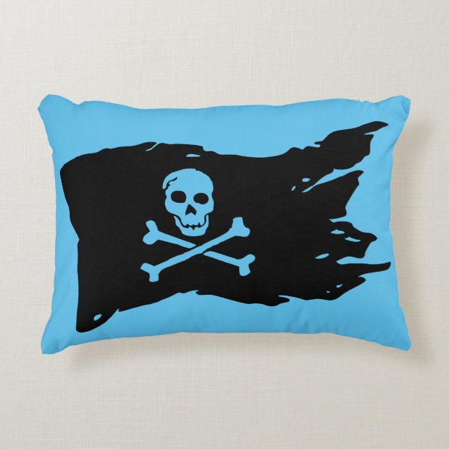 PIRATE FLAG DURCH PILLOW DEKOKISSEN (Vorderseite)