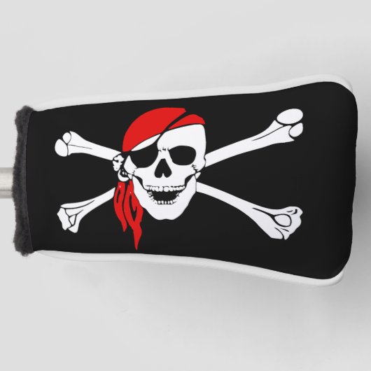 Pirate Flag Golf Head Cover Headcover (Vorderseite)