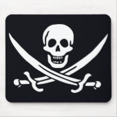 Pirate Flag Jack Rackham Mousepad (Vorne)
