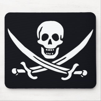 Pirate Flag Jack Rackham Mousepad