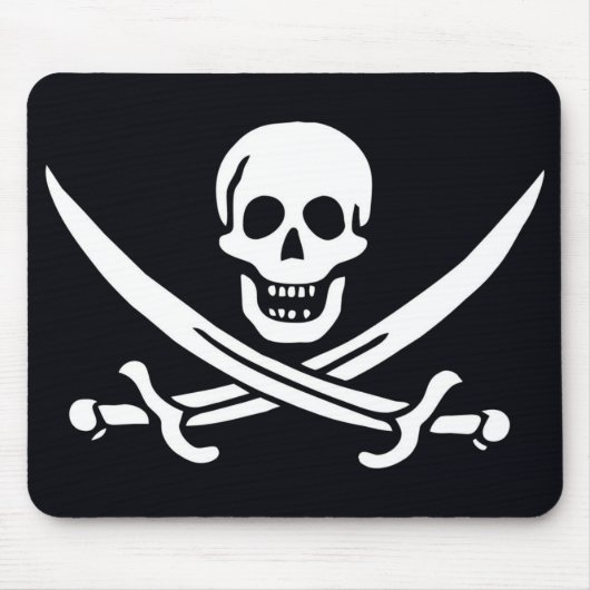Pirate Flag Jack Rackham Mousepad (Vorne)