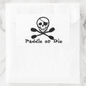 Pirate Flag Kayak Sticker (Tasche)