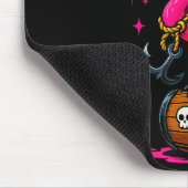 Pirate Flamingo Adventure Map Piratenflagge Hallow Mousepad (Ecke)