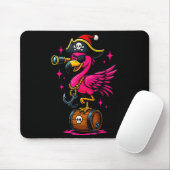 Pirate Flamingo Adventure Map Piratenflagge Hallow Mousepad (Mit Mouse)