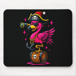 Pirate Flamingo Adventure Map Piratenflagge Hallow Mousepad