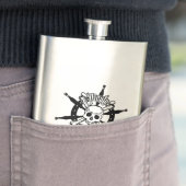 Pirate Flask Steel Flachmann (Beispiel)