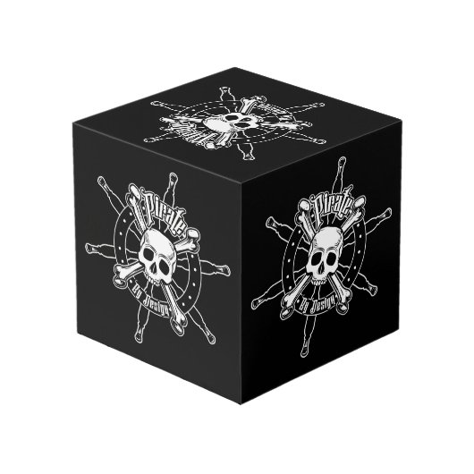 Pirate Foto Cube Würfel (Rückseite Schrägansicht)