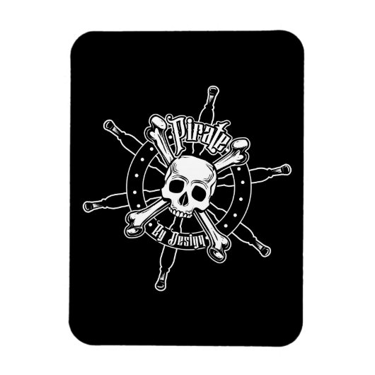 Pirate Foto Magnet (Vertikal)