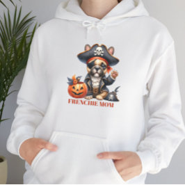 Pirate French Bulldog Halloween Frenchie Mom Hoodie