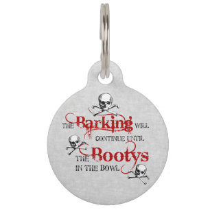 Pirate Funny Dog Pet Tag Haustiermarke
