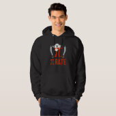 Pirate Funny Pi Symbol Math Lover Matching Teacher Hoodie (Vorne ganz)
