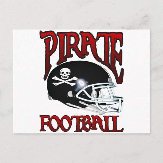 PIRATE-FUSSBALL POSTKARTE (Vorderseite)