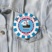Pirate Geburtstag Niedliches Schiff Kinder Persona Button (Beispiel)