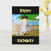 #pirate Geburtstagskarte von dalDesignNZ Karte (Gelbe Blume)