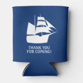 Pirate Geburtstagsparty Sailboat Vielen Dank Dosenkühler (Vorderseite)