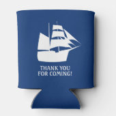 Pirate Geburtstagsparty Sailboat Vielen Dank Dosenkühler (Rückseite)