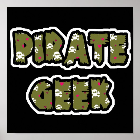 Pirate Geek Poster (Vorne)