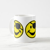 Pirate gelb + Ihr Backg. Ideen Kaffeetasse (Vorderseite Links)