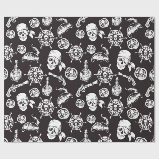 Pirate Geschenkpapier (Flach)