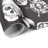 Pirate Geschenkpapier (Rolleneckpunkt)