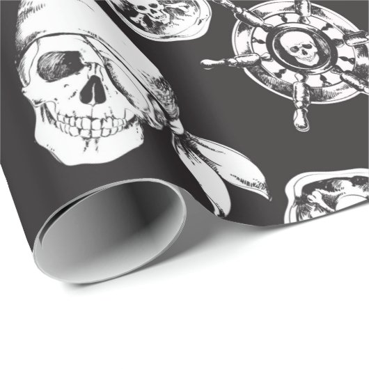 Pirate Geschenkpapier (Rolleneckpunkt)