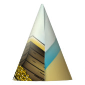 Pirate Girl Birthday Party Hat Partyhütchen (Rückseite)