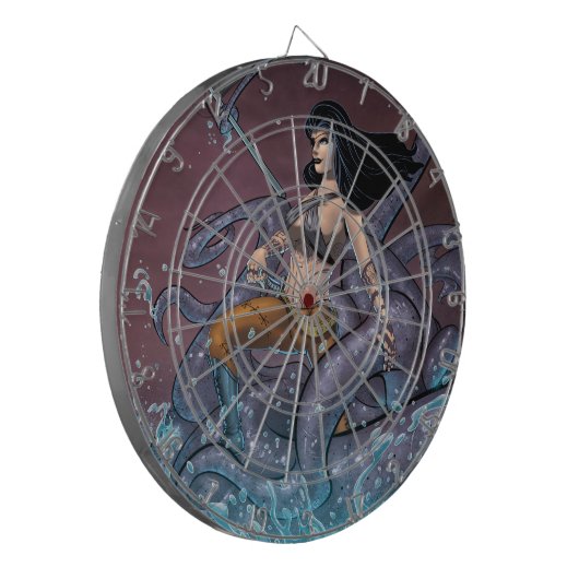 Pirate Girl Dartscheibe (Vorderseite Links)