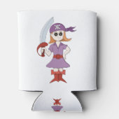 Pirate Girl Dosenkühler (Rückseite)