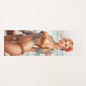 Pirate Girl Fantasy Design Yoga Mat Yogamatte (Vorderseite (Horizontal))