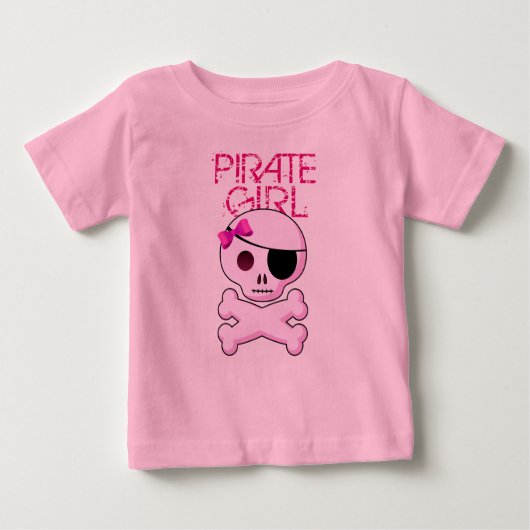 Pirate Girl - Pirate Party TShirt (Vorderseite)