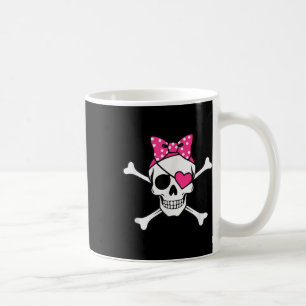 Pirate Girl Skull Herzstück Outfit Kleinkind Valen Kaffeetasse