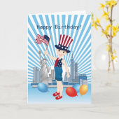 Pirate Girl Treasure Karte Geburtstagsparty (Gelbe Blume)