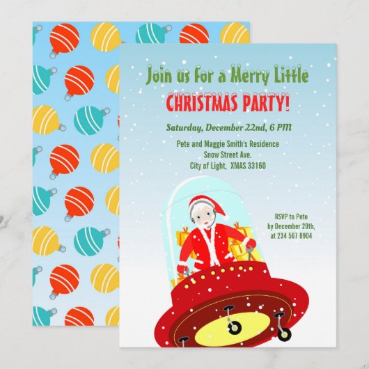 Pirate Girl Treasure Karte Geburtstagsparty (Vorne/Hinten)