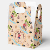 Pirate Girl Treasure Karte Geburtstagsparty Geschenkschachtel (Geöffnet)