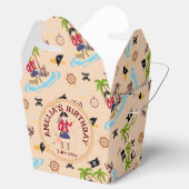 Pirate Girl Treasure Karte Geburtstagsparty Geschenkschachtel (Geöffnet)