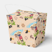 Pirate Girl Treasure Karte Geburtstagsparty Geschenkschachtel (Rückseite)