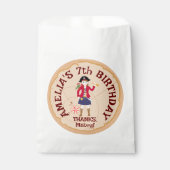 Pirate Girl Treasure Karte Geburtstagsparty Geschenktütchen (Vorderseite)