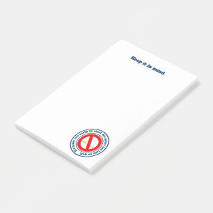 Pirate Girl Treasure Karte Geburtstagsparty Post-it Klebezettel