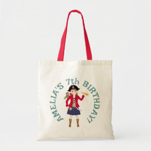 Pirate Girl Treasure Karte Geburtstagsparty Tragetasche