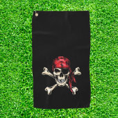 Pirate Golf Geschenk Golfhandtuch