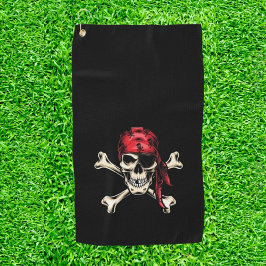 Pirate Golf Geschenk Golfhandtuch