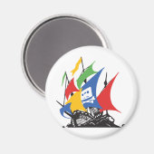 Pirate Google Magnet (Vorderseite/Rückseite)