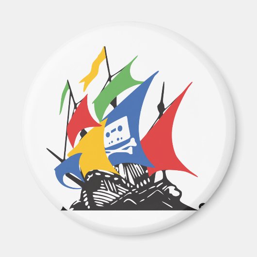 Pirate Google Magnet (Vorne)