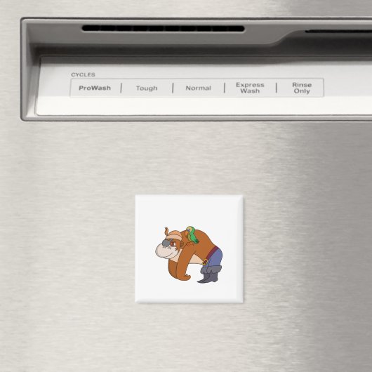 Pirate Gorilla Magnet (In Situ (Geschirrspüler))